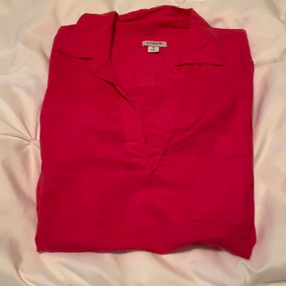 J.Crew Factory Short Sleeve Linen Tunic